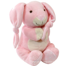 CHStoy wholesale custom 50cm Pink Rabbit Stuffed Plush Toy Soft Doll For Baby Sleeping Kids Children Grils Birthday